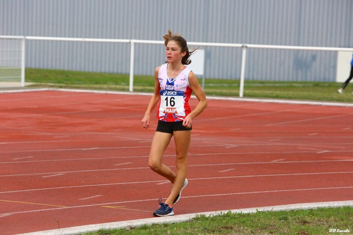 Record de Bretagne minime sur le 2000m Marche Athlétique piste pour ...