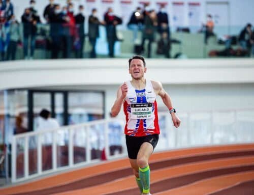 Nouveau record de France du 1500m en salle Master 1 pour Armand Lucand, le 8 Janvier 2022, Rennes